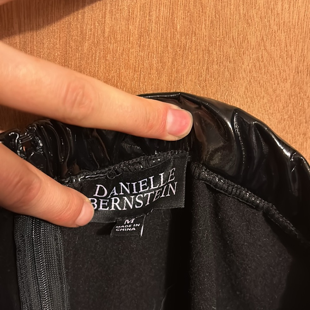 Danielle Bernstein Pleather Pants - image 3